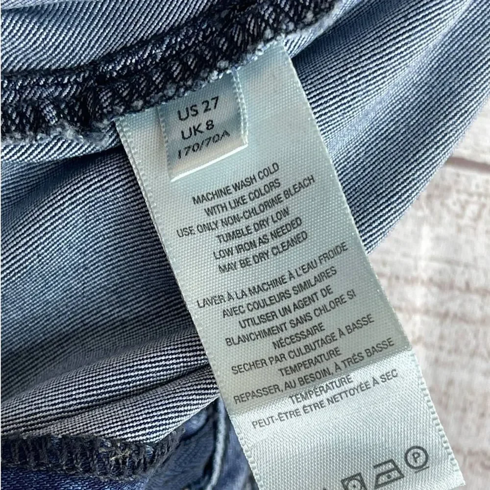 Free People Just Float Cloudy Indigo Flare Jeans Size 27 New Boho Festival - Picture 9 of 9
